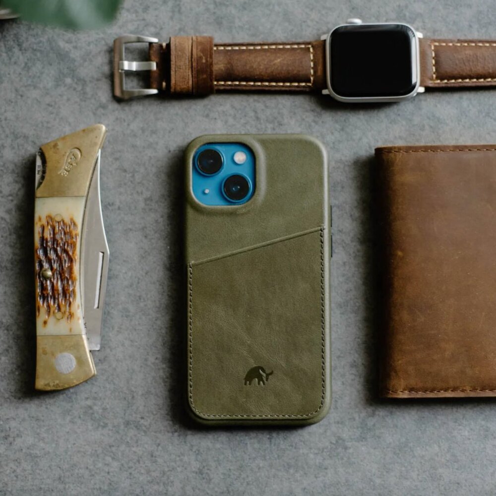 Bullstrap Minimalist Portfolio Case, MAVERICK (Green), iPhone 16 Pro Case, NEW - Picture 9 of 14